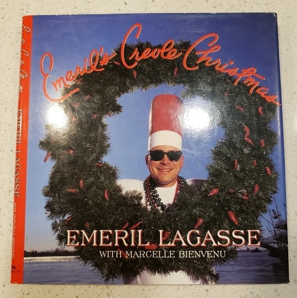 Emeril's Creole Christmas by Emeril Lagasse (1997, Hardcover) Cajun New Orleans